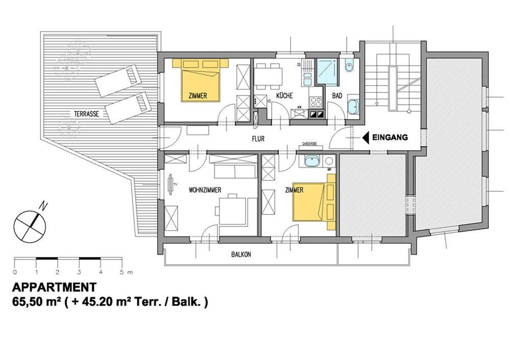 שרונס Appartement Dorfplatz חדר תמונה